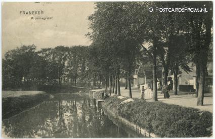 ansichtkaart: Franeker, Krommegracht