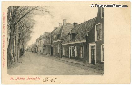 ansichtkaart: Sint Annaparochie, --