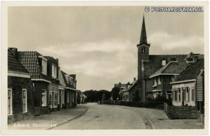 ansichtkaart: Aduard, Hoofdstraat
