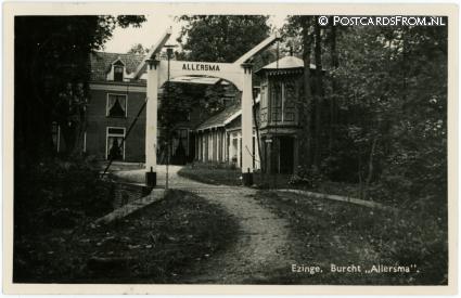 ansichtkaart: Ezinge, Burcht 'Allersma'
