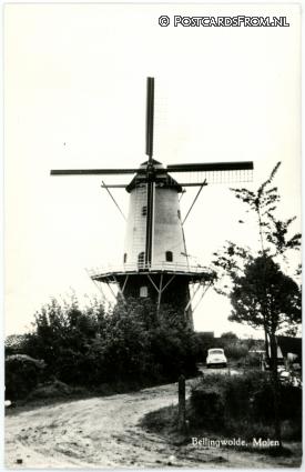 Bellingwolde, Molen ansichtkaart: Bellingwolde, Molen