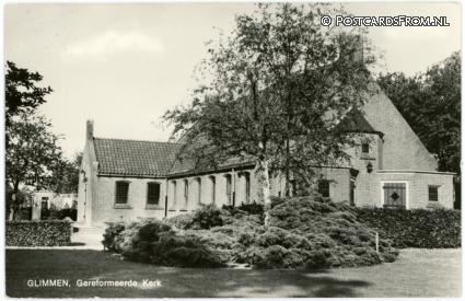ansichtkaart: Glimmen, Gereformeerde Kerk