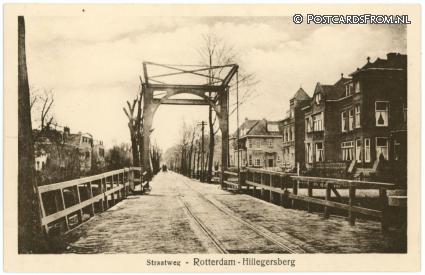 Hillegersberg, Straatweg ansichtkaart: Hillegersberg, Straatweg