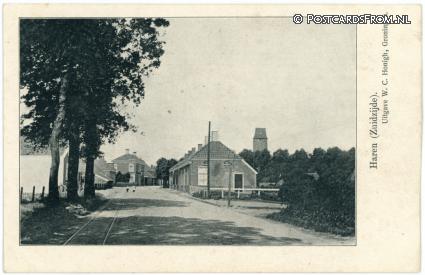 Haren GN, Zuidzijde ansichtkaart: Haren GN, Zuidzijde