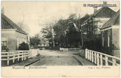 ansichtkaart: Warffum, Noorderstraat