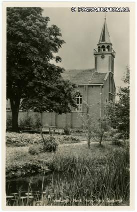 ansichtkaart: Reeuwijk, Ned. Herv. Kerk Sluipwijk