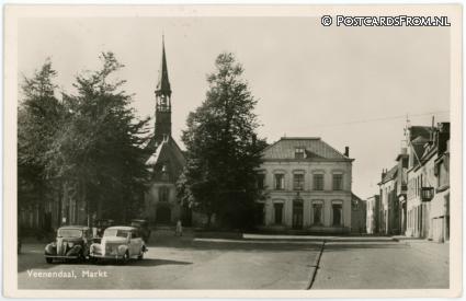 ansichtkaart: Veenendaal, Markt