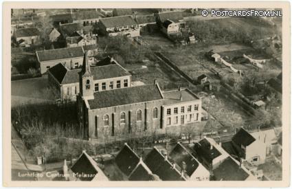 ansichtkaart: Melissant, Luchtfoto Centrum