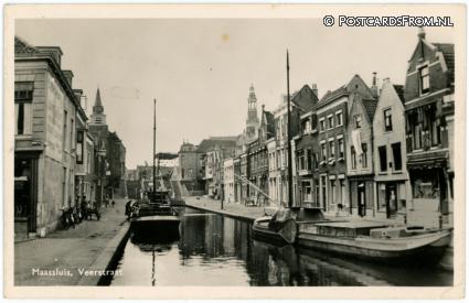 Maassluis, Veerstraat ansichtkaart: Maassluis, Veerstraat
