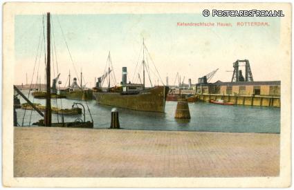 ansichtkaart: Rotterdam, Katendrechtsche Haven