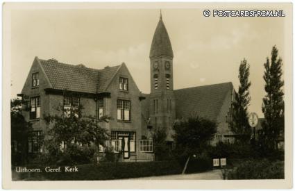 ansichtkaart: Uithoorn, Geref. Kerk