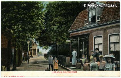 ansichtkaart: Uithoorn, Dorpsstraat