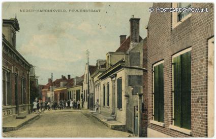 ansichtkaart: Neder-Hardinxveld, Peulenstraat