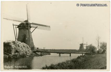 ansichtkaart: Kinderdijk, Molens