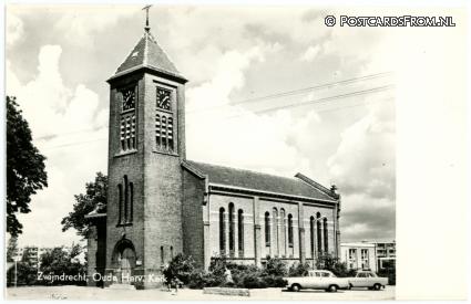 ansichtkaart: Zwijndrecht, Oude Herv. Kerk