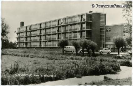 Papendrecht, Flats Nieuwbouw ansichtkaart: Papendrecht, Flats Nieuwbouw