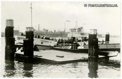 Papendrecht, Veerpont met gezicht op Dordrecht. Veerdienst XIII ansichtkaart: Papendrecht, Veerpont met gezicht op Dordrecht. Veerdienst XIII