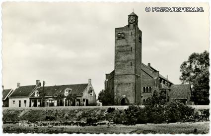 Papendrecht, Ned. Herv. Kerk ansichtkaart: Papendrecht, Ned. Herv. Kerk