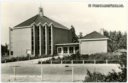 Papendrecht, Geref. Kerk ansichtkaart: Papendrecht, Geref. Kerk