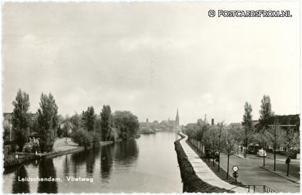 ansichtkaart: Leidschendam, Vlietweg