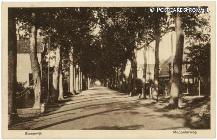 ansichtkaart: Steenwijk, Meppelerweg