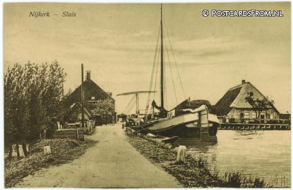 ansichtkaart: Nijkerk GL, Sluis