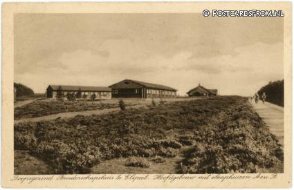 Elspeet, Doopsgezind Broederschapshuis. Hoofdgebouw met slaaphuizen ansichtkaart: Elspeet, Doopsgezind Broederschapshuis. Hoofdgebouw met slaaphuizen