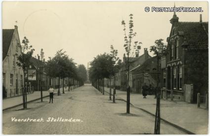 Stellendam, Voorstraat ansichtkaart: Stellendam, Voorstraat