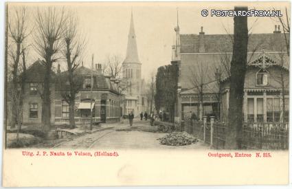 Oegstgeest, Entree ansichtkaart: Oegstgeest, Entree