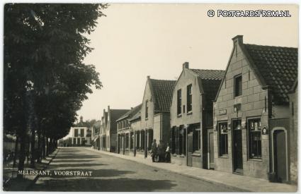 ansichtkaart: Melissant, Voorstraat