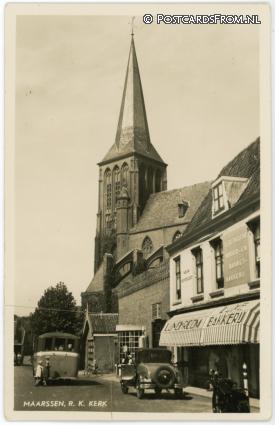 ansichtkaart: Maarssen, R.K. Kerk