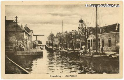 Overschie, Ophaalbrug ansichtkaart: Overschie, Ophaalbrug
