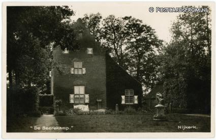ansichtkaart: Nijkerk GL, De Beerekamp