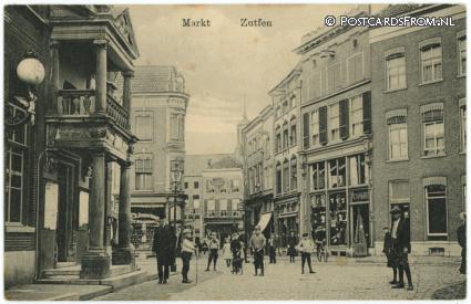 ansichtkaart: Zutphen, Markt
