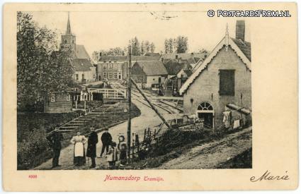 ansichtkaart: Numansdorp, Tramlijn