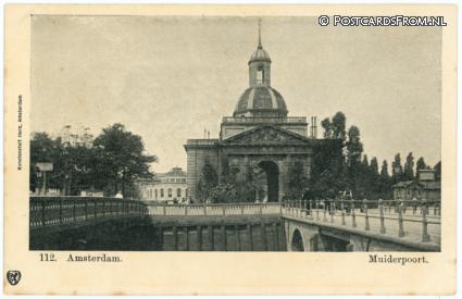 ansichtkaart: Amsterdam, Muiderpoort