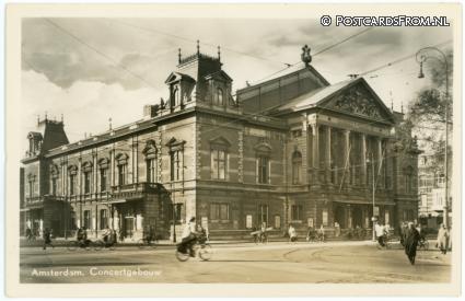 Amsterdam, Concertgebouw ansichtkaart: Amsterdam, Concertgebouw