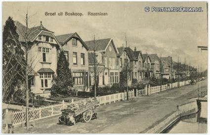 ansichtkaart: Boskoop, Rozenlaan