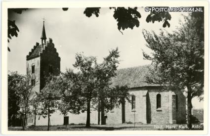 Anloo, Ned. Herv. Kerk ansichtkaart: Anloo, Ned. Herv. Kerk
