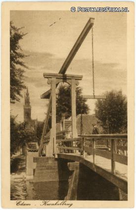 ansichtkaart: Edam, Kwakelbrug