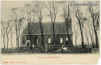Oudeschoot, N.H. Kerk ansichtkaart: Oudeschoot, N.H. Kerk