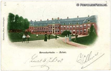 ansichtkaart: Zeist, Broederhuis