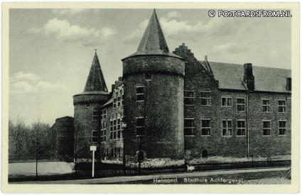ansichtkaart: Helmond, Stadhuis Achtergevel