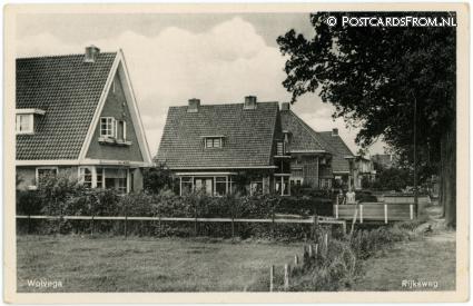 Wolvega, Rijksweg ansichtkaart: Wolvega, Rijksweg