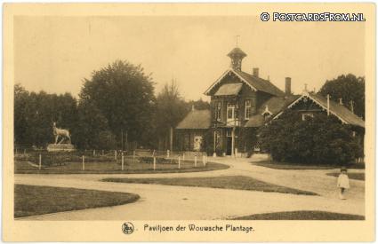 ansichtkaart: Wouwse Plantage, Paviljoen der Wouwsche Plantage