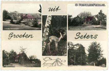 ansichtkaart: Seters, 't Hoefke - Kampeerboerderij - Seterseweg