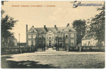 Lochem, Kasteel Ampsen. Voorzijde ansichtkaart: Lochem, Kasteel Ampsen. Voorzijde