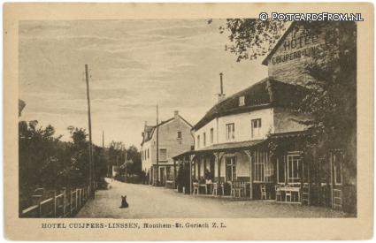 Houthem, St. Gerlach. Hotel Cuijper-Linssen ansichtkaart: Houthem, St. Gerlach. Hotel Cuijper-Linssen