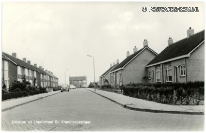 ansichtkaart: Lepelstraat, St. Franciscusstraat