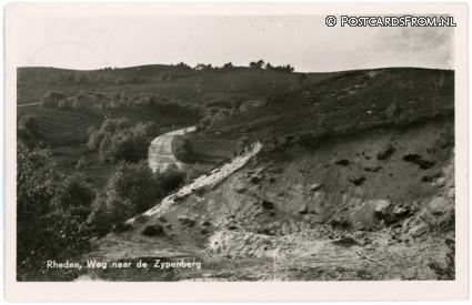 Rheden, Weg naar de Zypenberg ansichtkaart: Rheden, Weg naar de Zypenberg